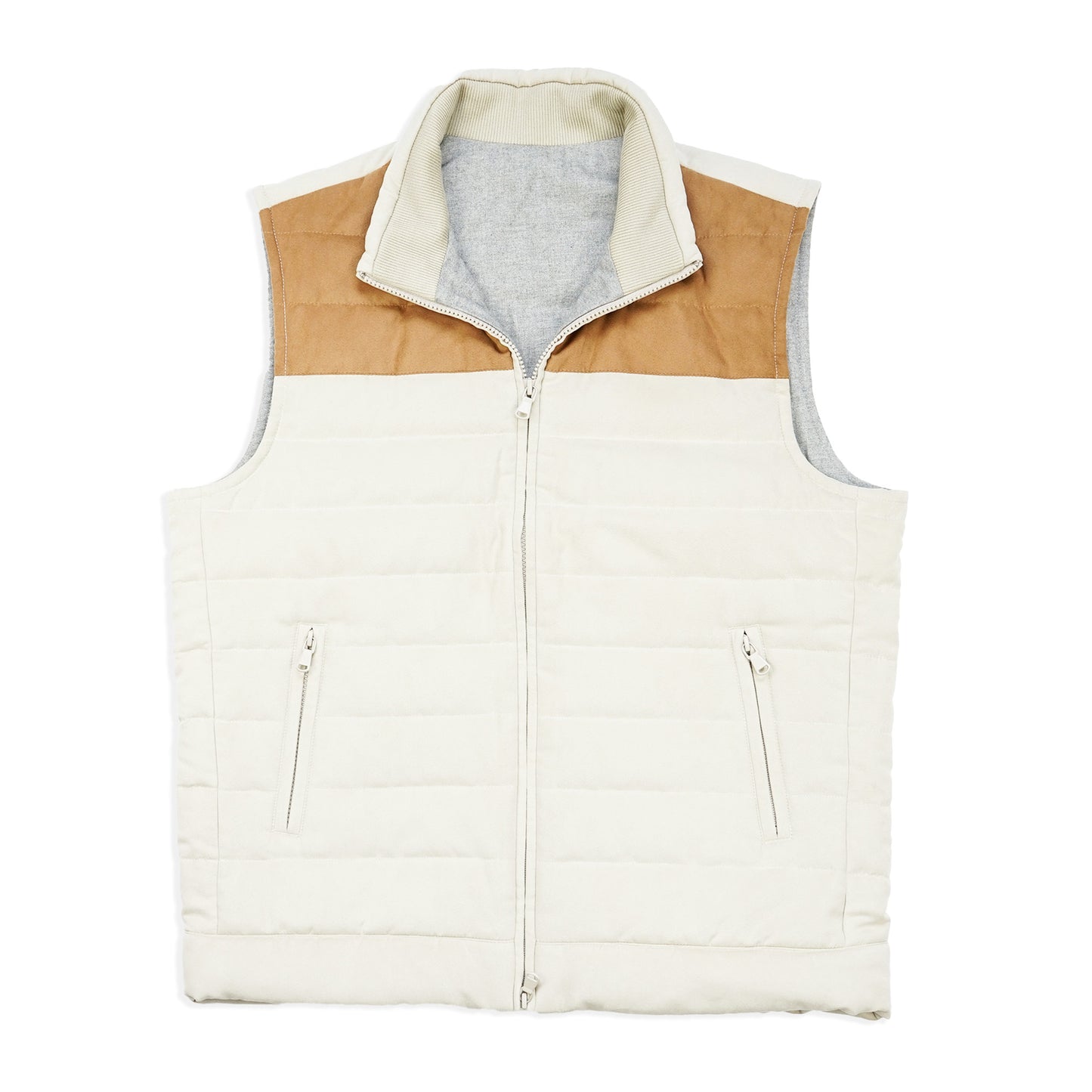 Everest Suede Colourblock Vest
