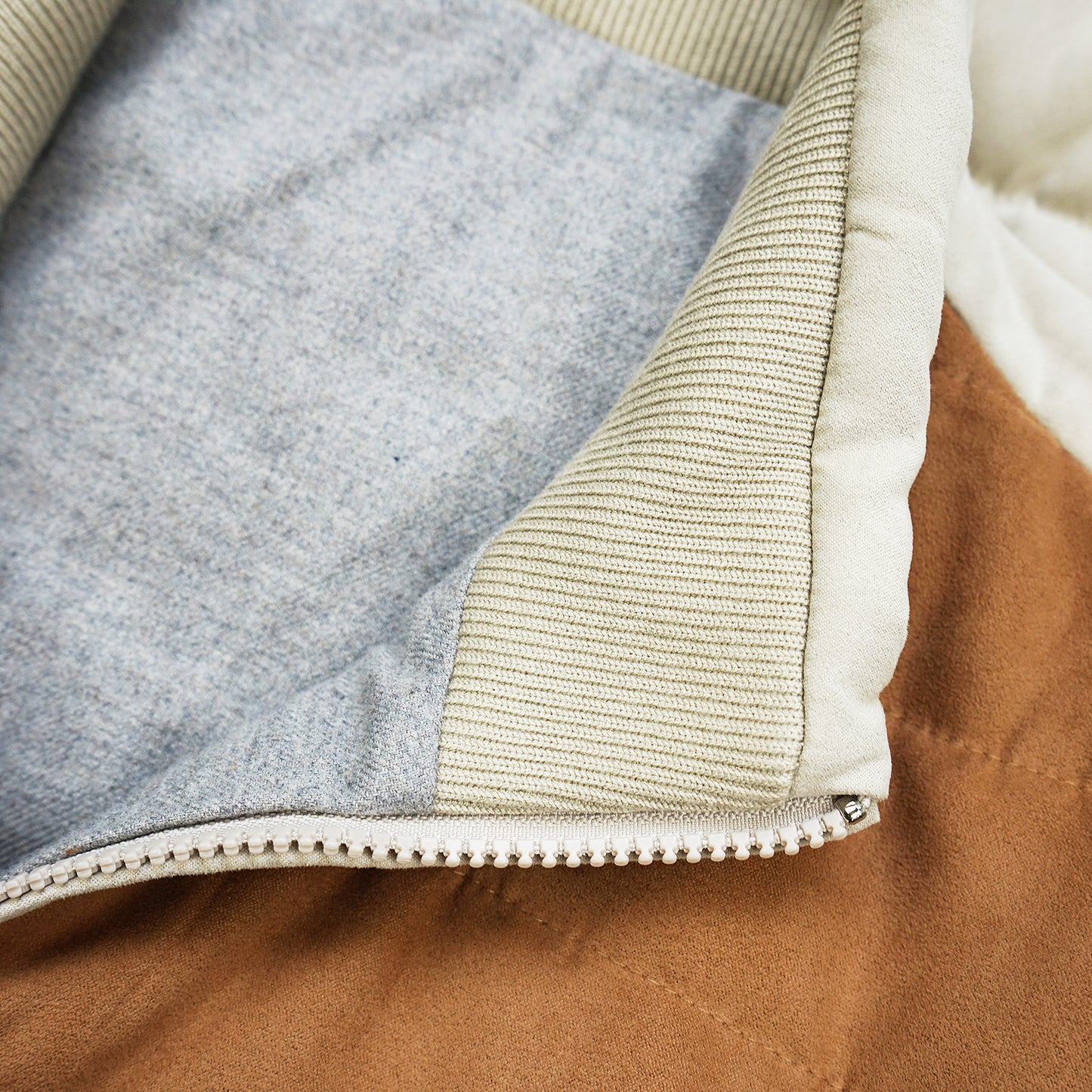 Everest Suede Colourblock Vest