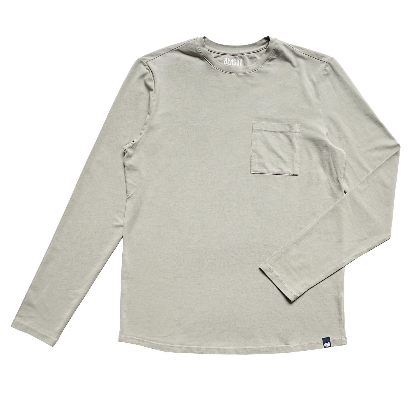 Long Beach Light Grey Long Sleeve Tee