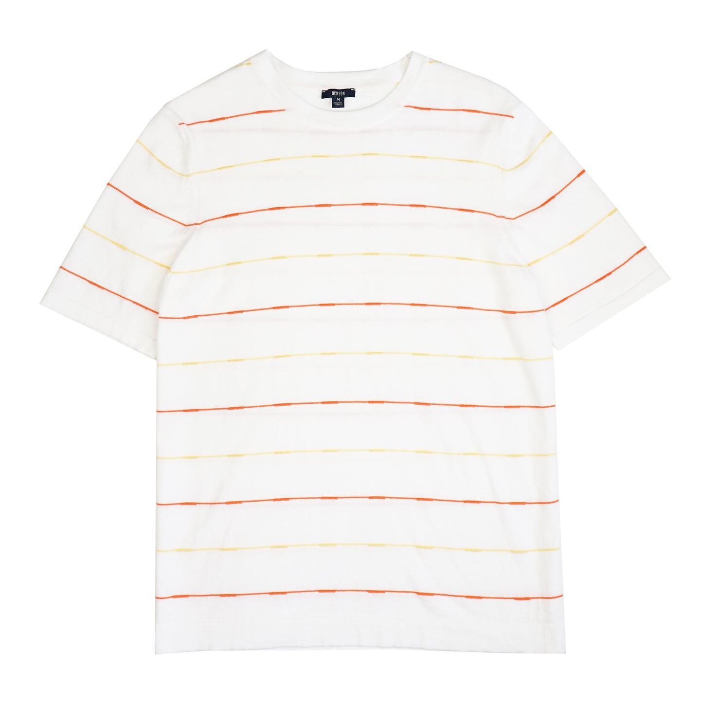 Hampton Citrus White Stripe Knit Top