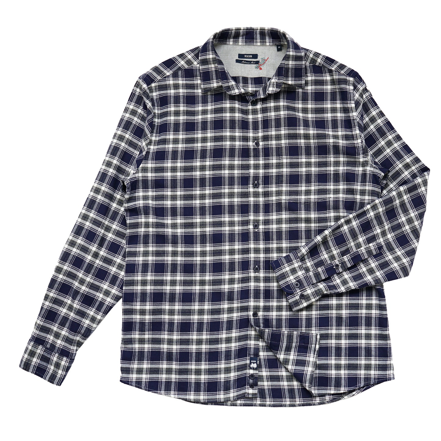 McKenzie Navy Plaid Flannel