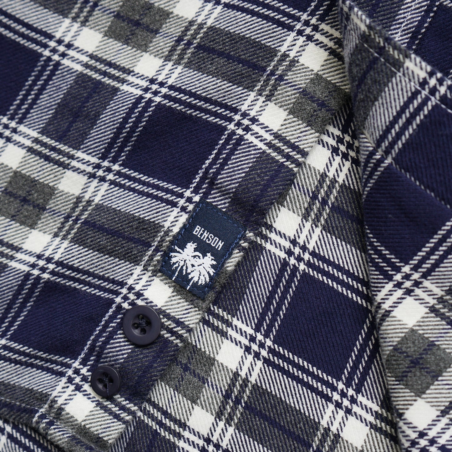 McKenzie Navy Plaid Flannel