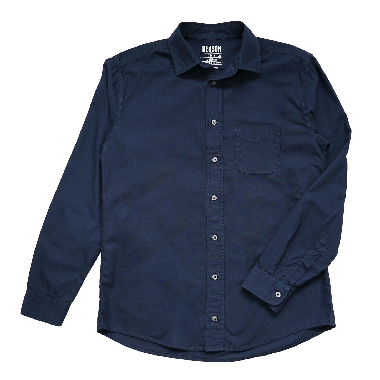 Humphrey Navy Oxford Button-up