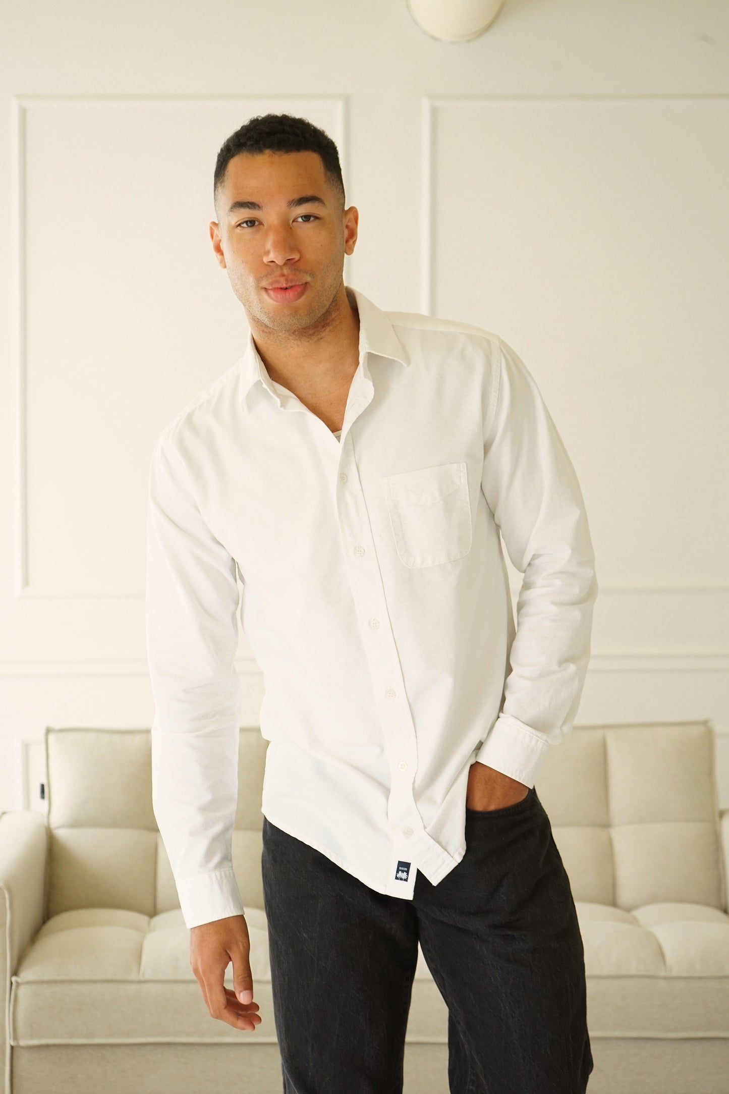 Humphrey White Oxford Button-up