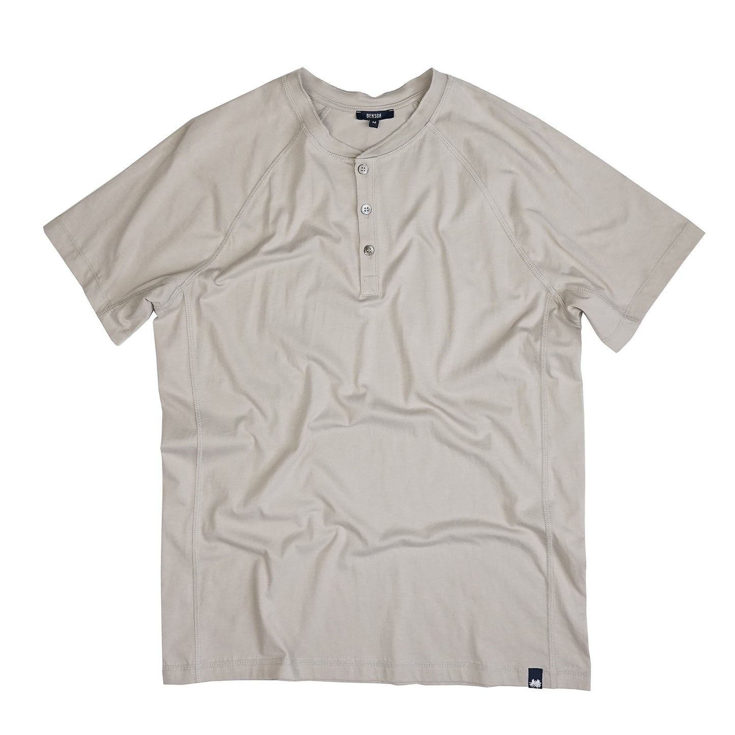 Hartley Light Grey Henley