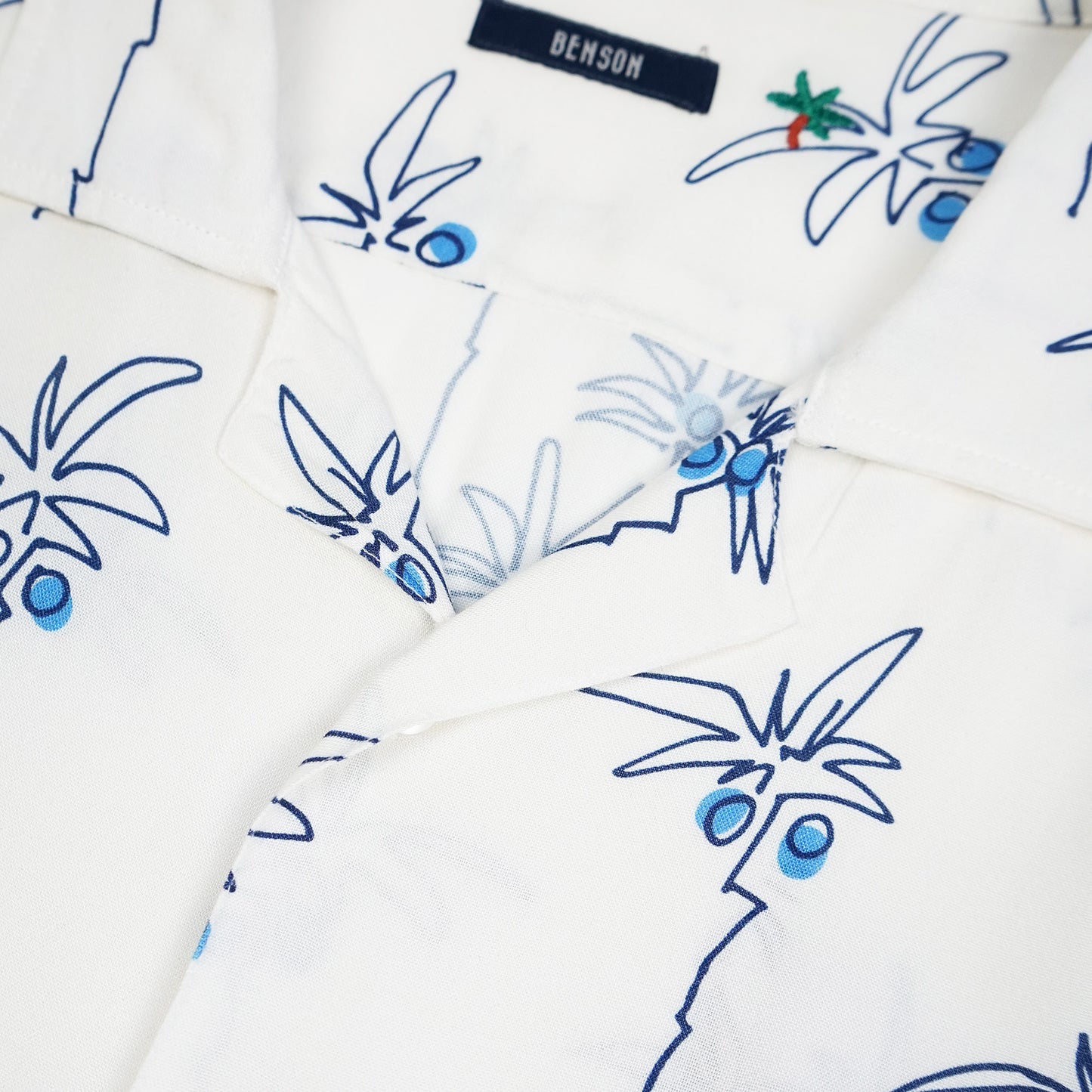 Rosseau Blue Trees Button Up