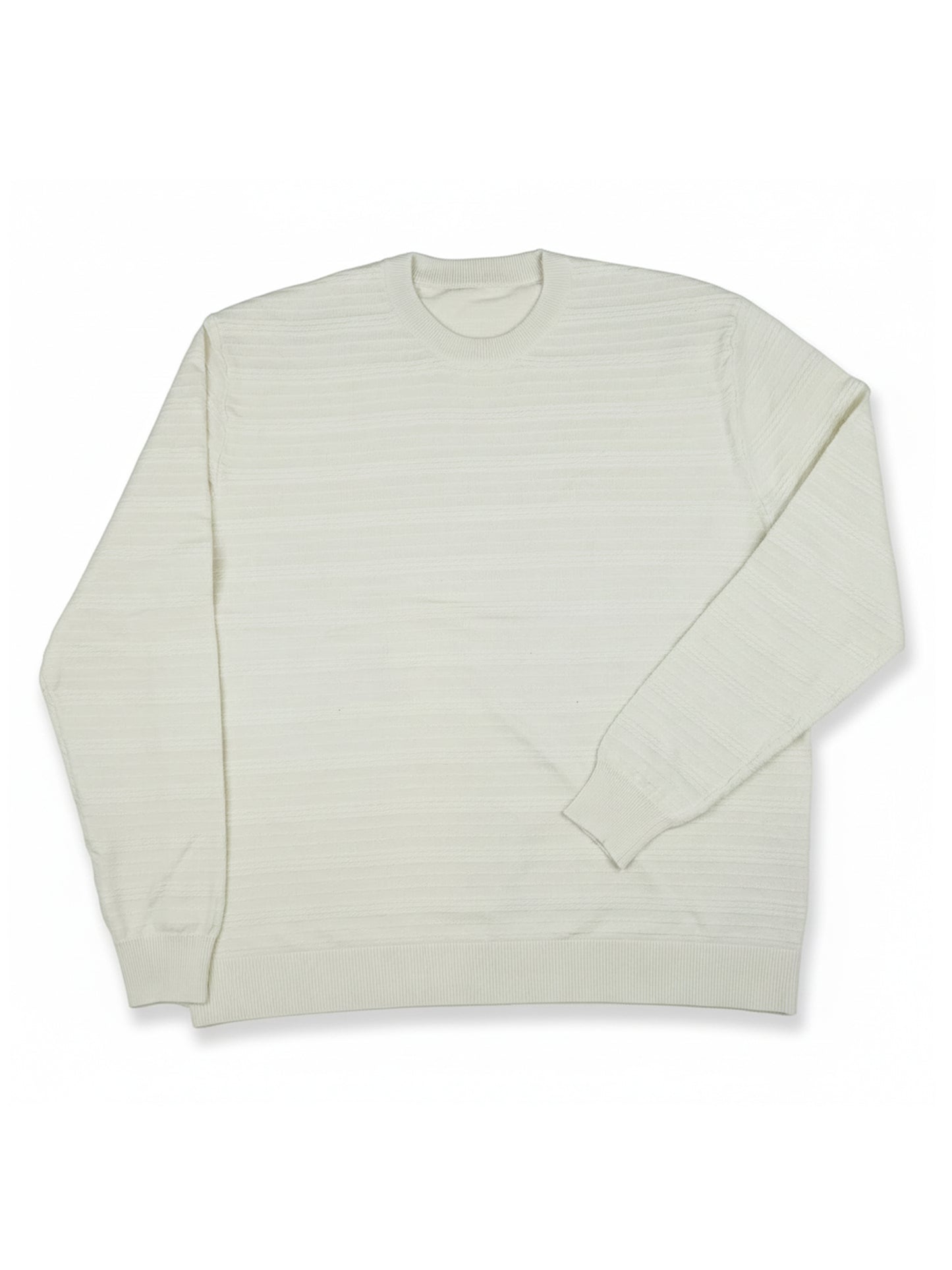 Crewneck Textured Sweater