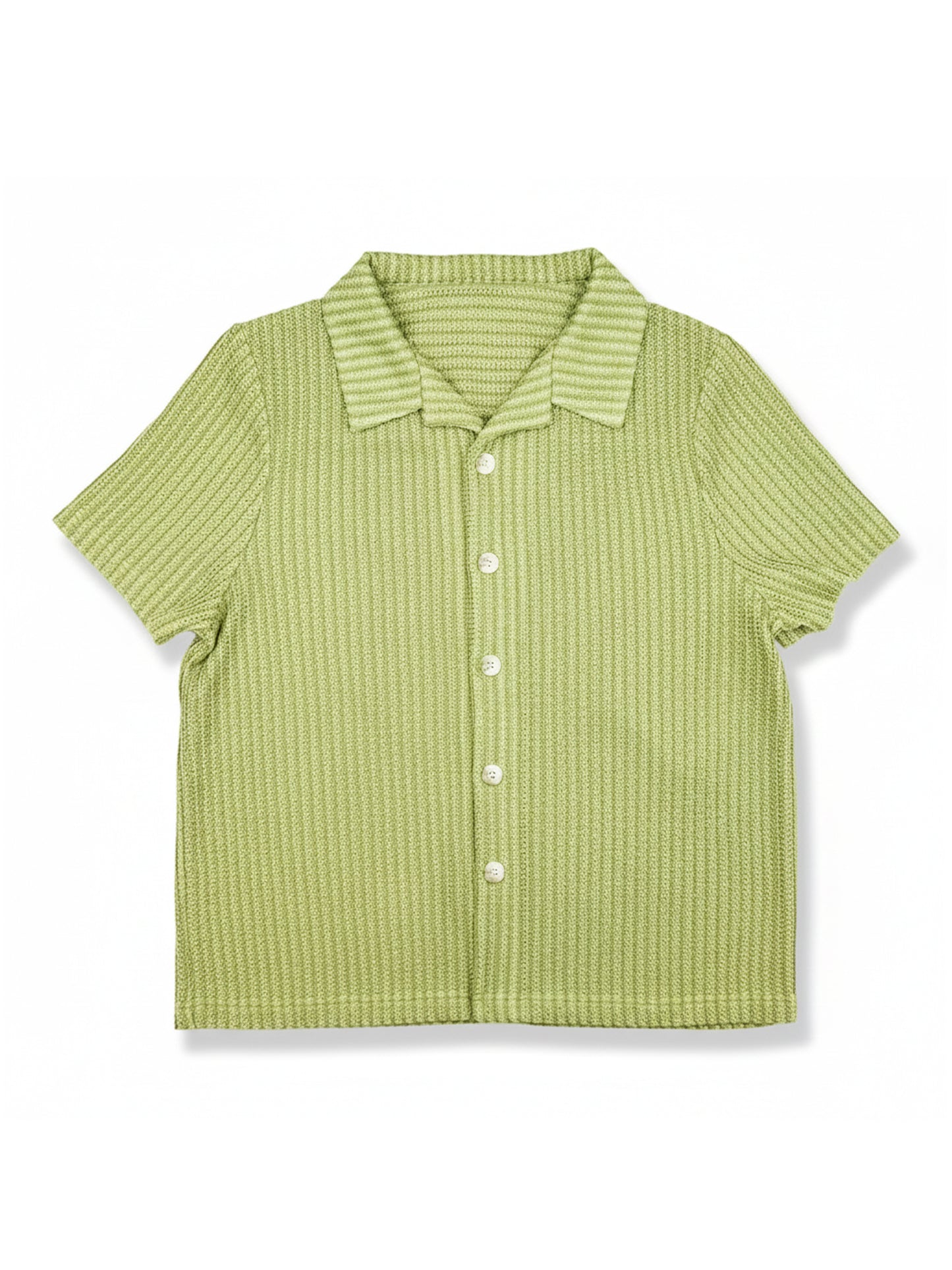 Crochet Style Camp Shirt