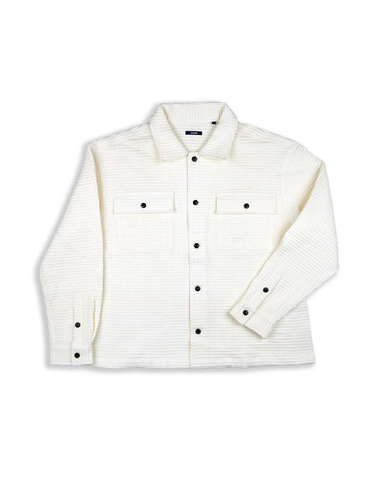 Waffle Overshirt Jacket