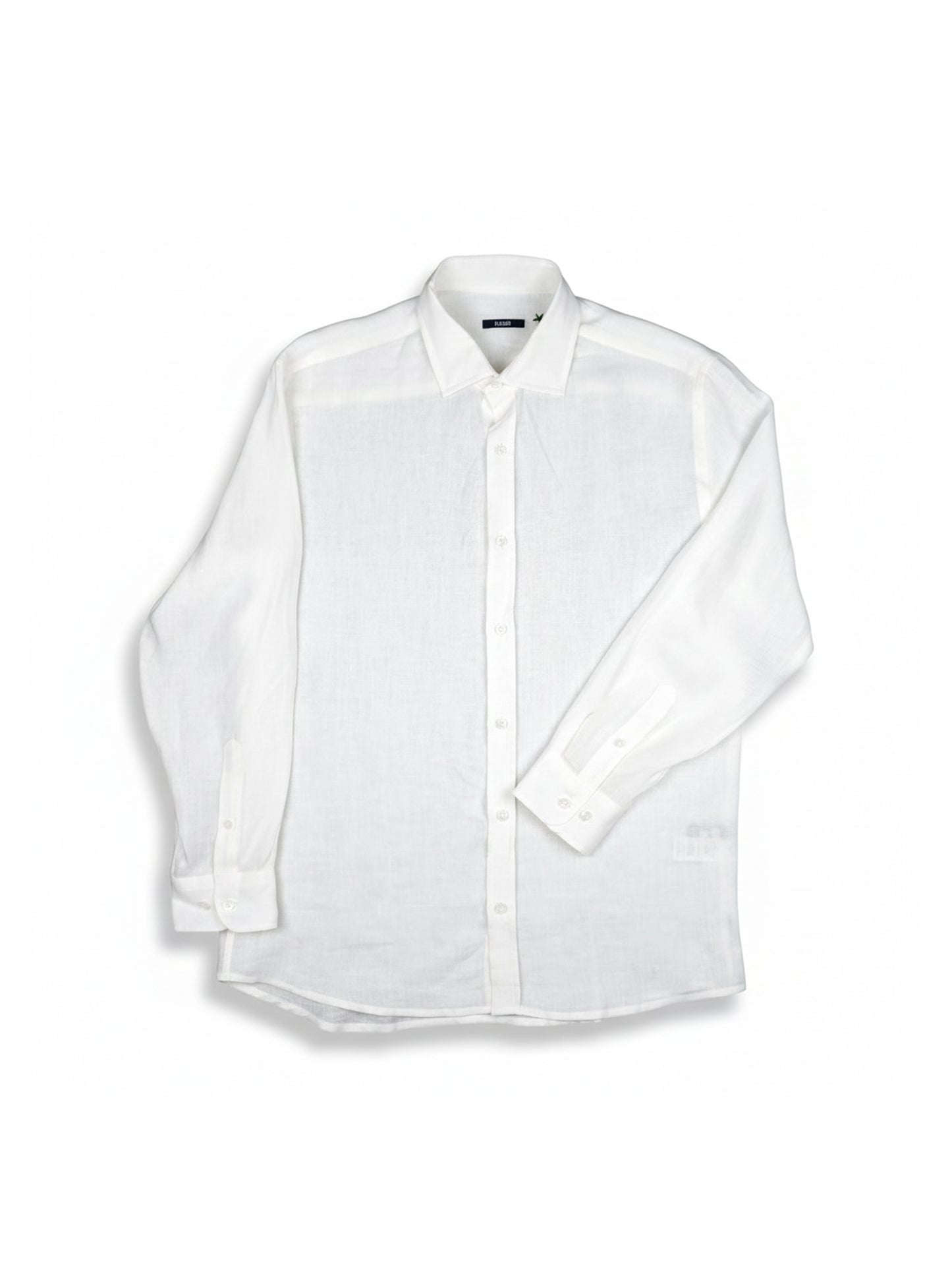 Long Sleeve Solid Linen Shirt