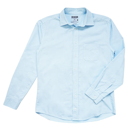 Humphrey Pale Blue Oxford Button-up