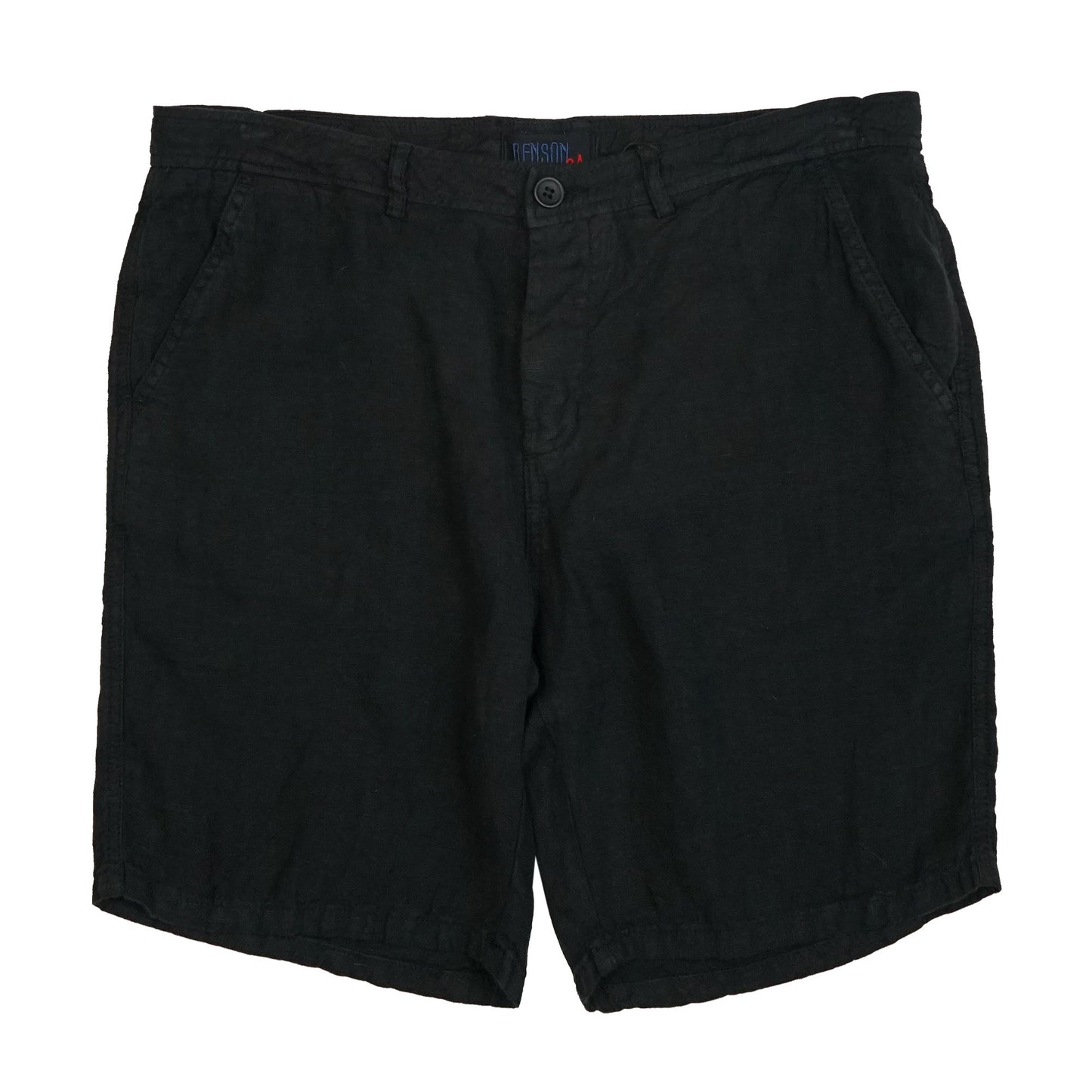 Palm Springs Black Linen Shorts