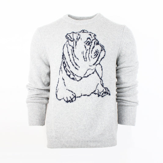 Vail Light Grey Dog Sweater