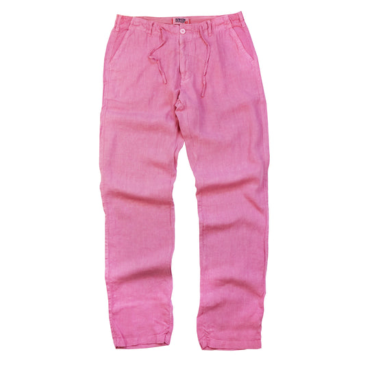 Key West Pink Sherbet Linen Pants